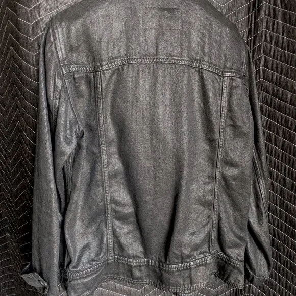 All Saints Black Jean Jacket - Picture 9 of 16